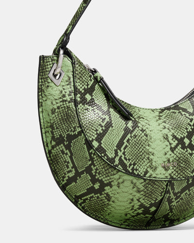 Dolly Shoulder Bag - Matcha Snake