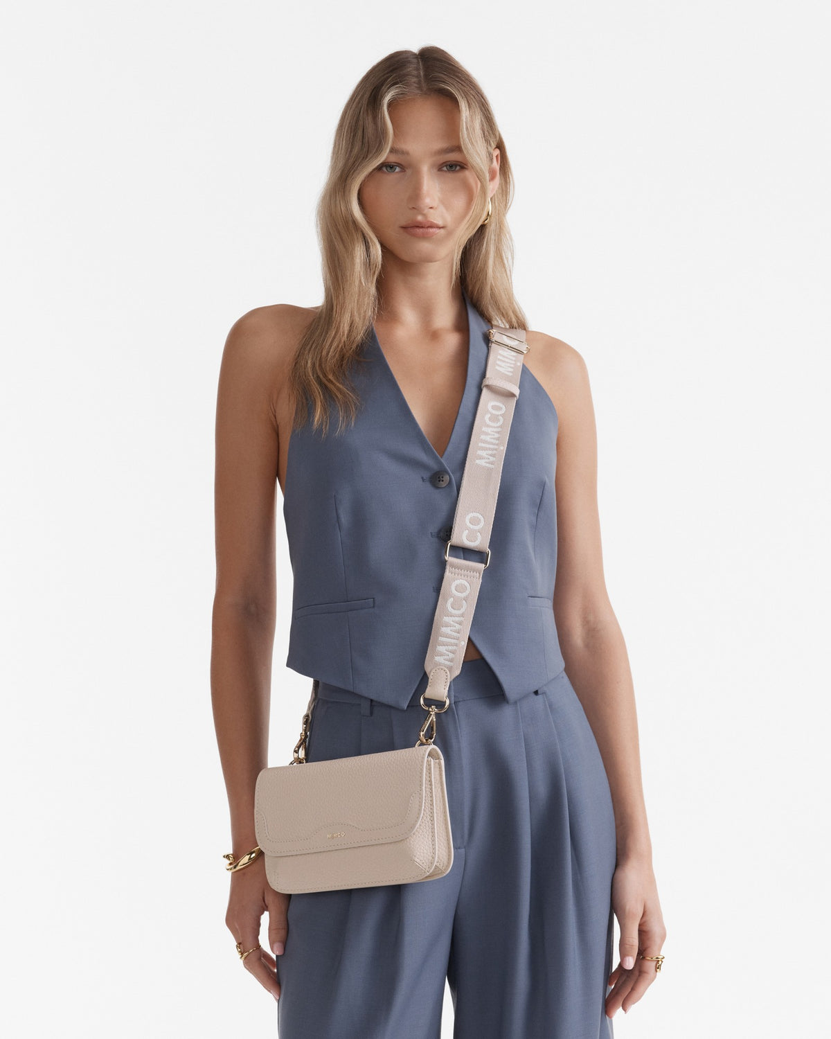 Jett Flapover Crossbody Bag - Linen