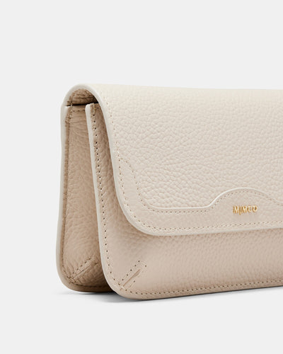 Jett Flapover Crossbody Bag - Linen