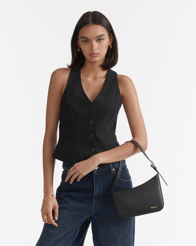 Drift Shoulder Bag - Black Light Gold