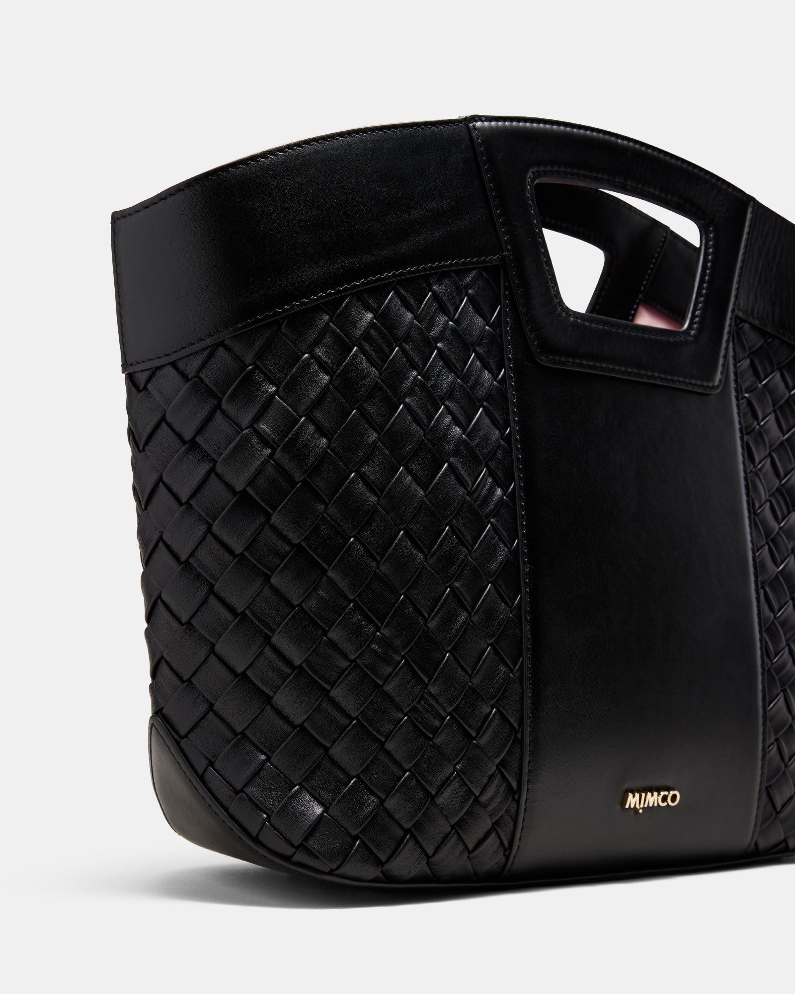 Palm Springs Basket Bag - Black Light Gold