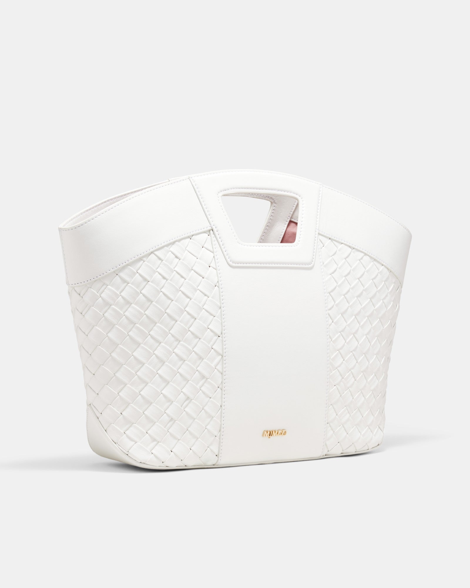 Palm Springs Basket Bag - White