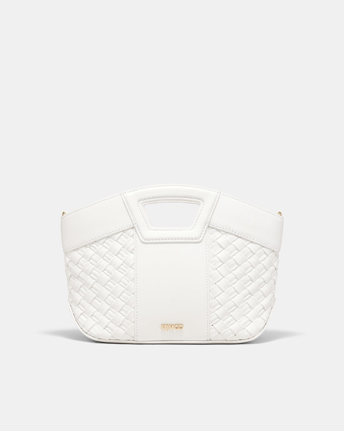 Palm Springs Mini Basket Bag - White