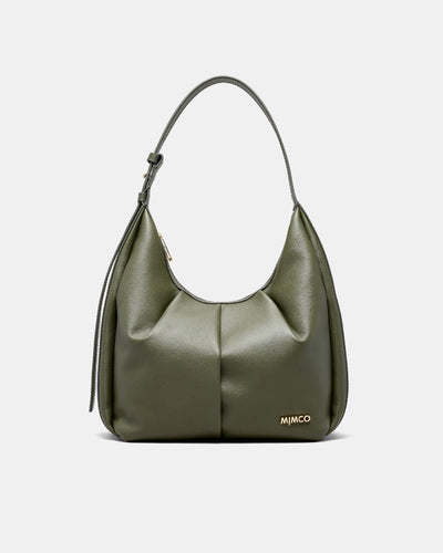 Donna Small Zip Hobo Bag - Sage
