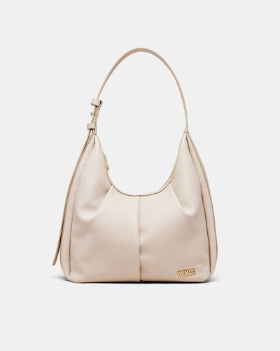 Donna Small Zip Hobo Bag - Linen