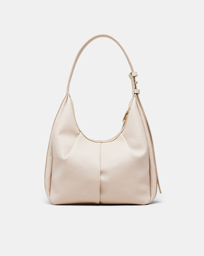 Donna Small Zip Hobo Bag - Linen