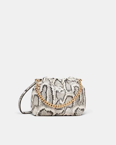 The Jones Mini Crossbody Bag - Ivory Snake