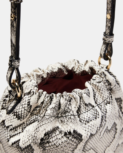 The Jones Mini Crossbody Bag - Ivory Snake