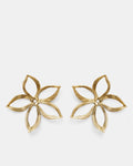 Wild Flower Large Stud Earrings - Gold