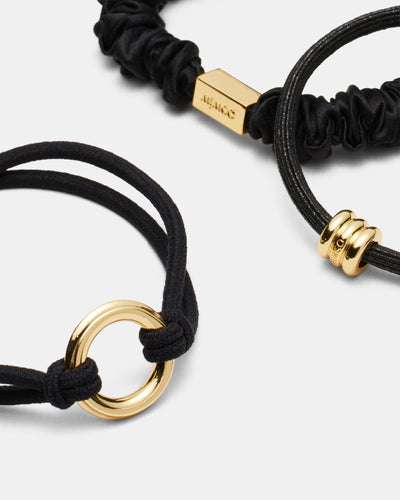 Sensation Hair Tie Set - Black