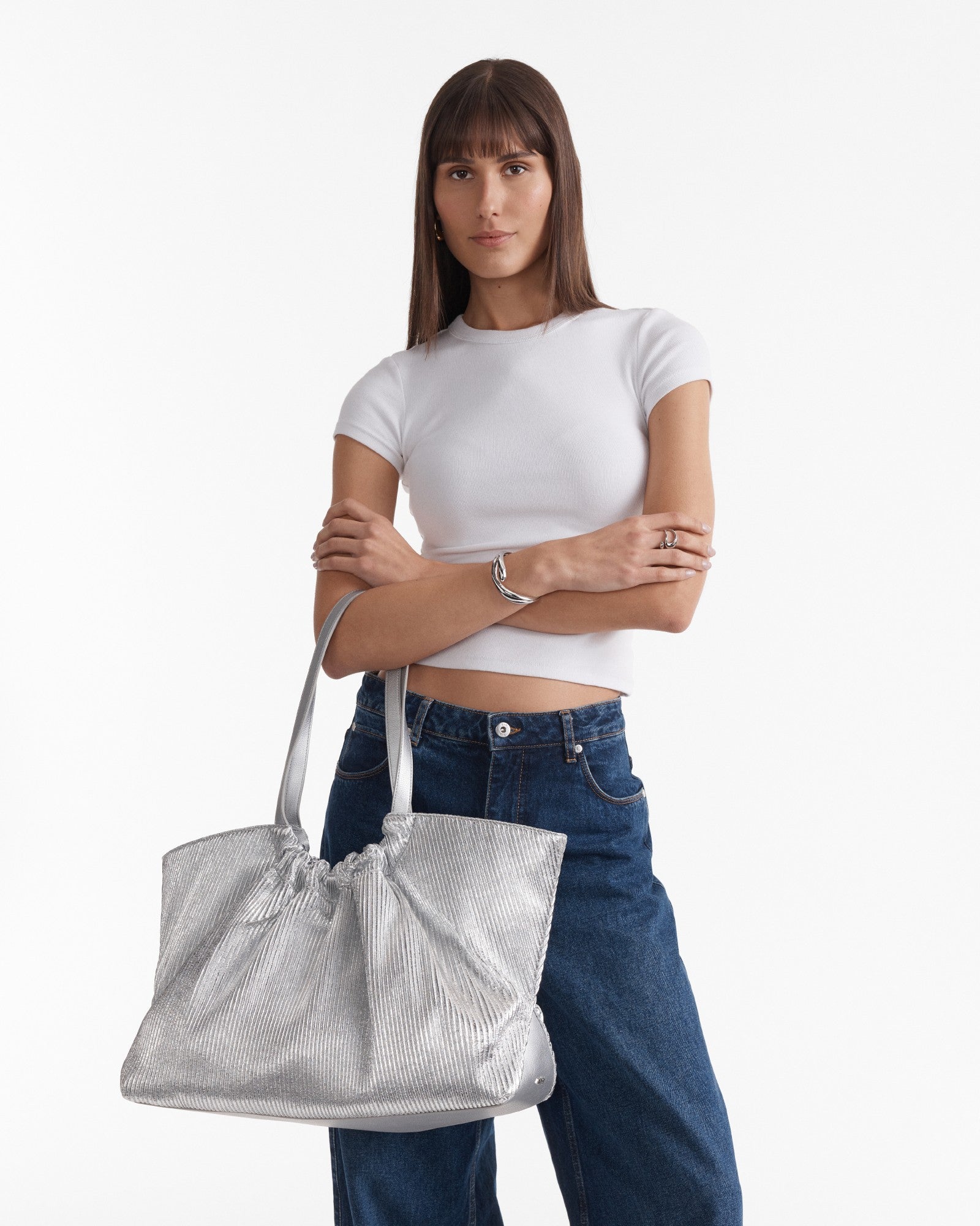 Haze Tote Bag - Silver