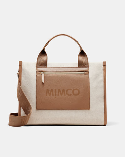 Patch Tote Bag - Caramel