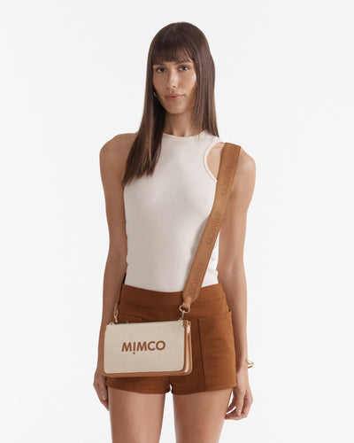 Patch Crossbody Bag - Caramel