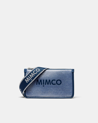 Patch Crossbody Bag - Metallic Blue