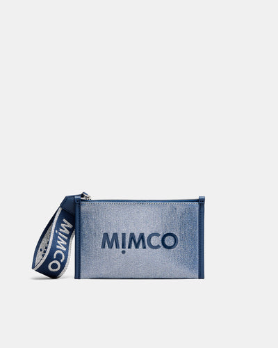 Patch Pouch - Metallic Blue
