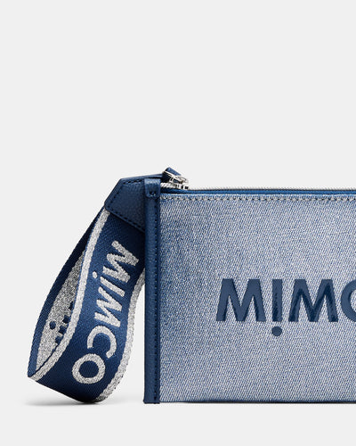 Patch Pouch - Metallic Blue