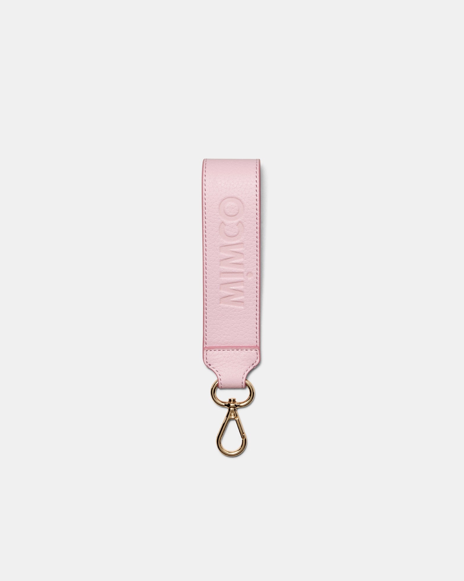Patch Leather Keyring - Pink Sorbet
