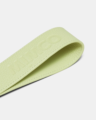 Patch Leather Keyring - Pistachio