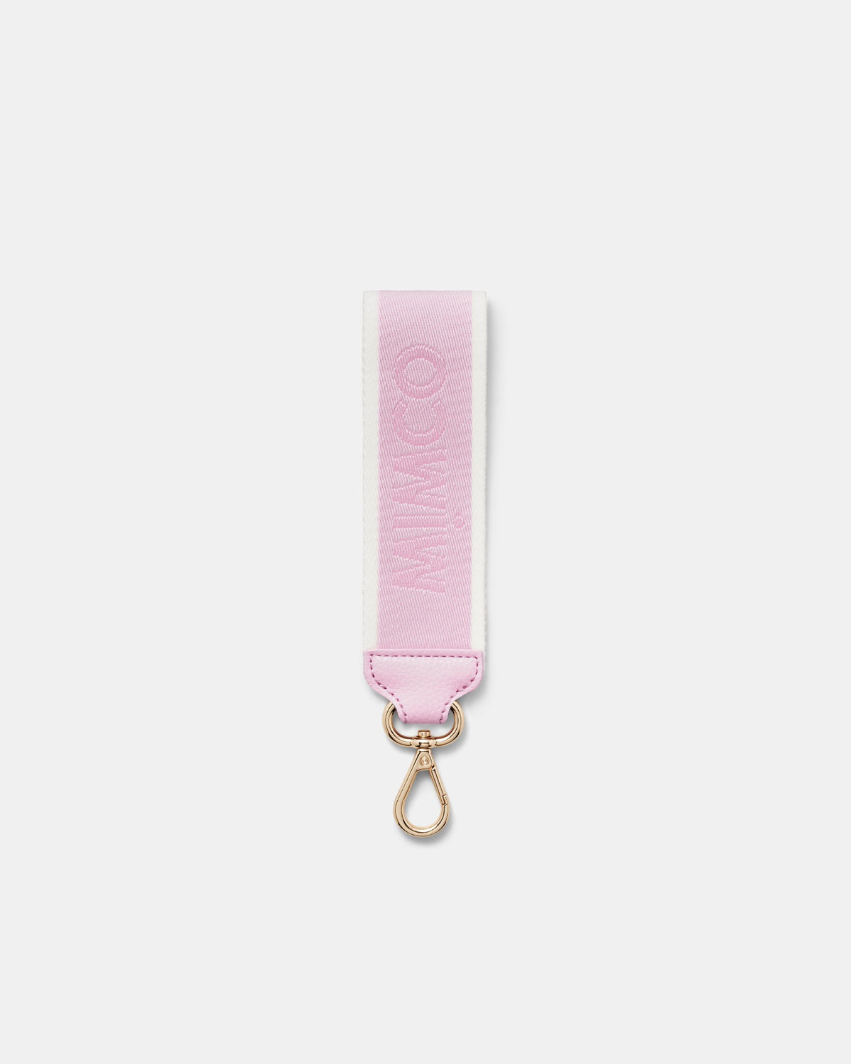 Stripe Webbing Wrist Strap - Pink Sorbet