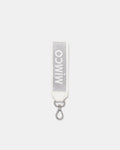 Stripe Webbing Wrist Strap - Silver