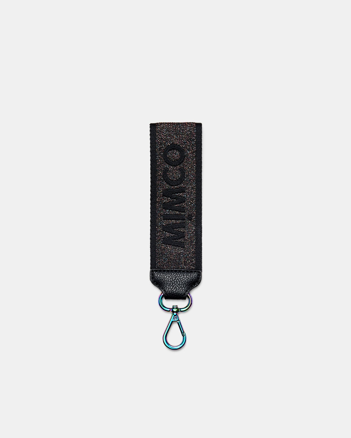 Stripe Webbing Wrist Strap - Black Multi