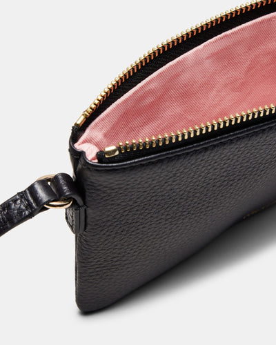 Rhiannon Pouch Crossbody Bag - Black