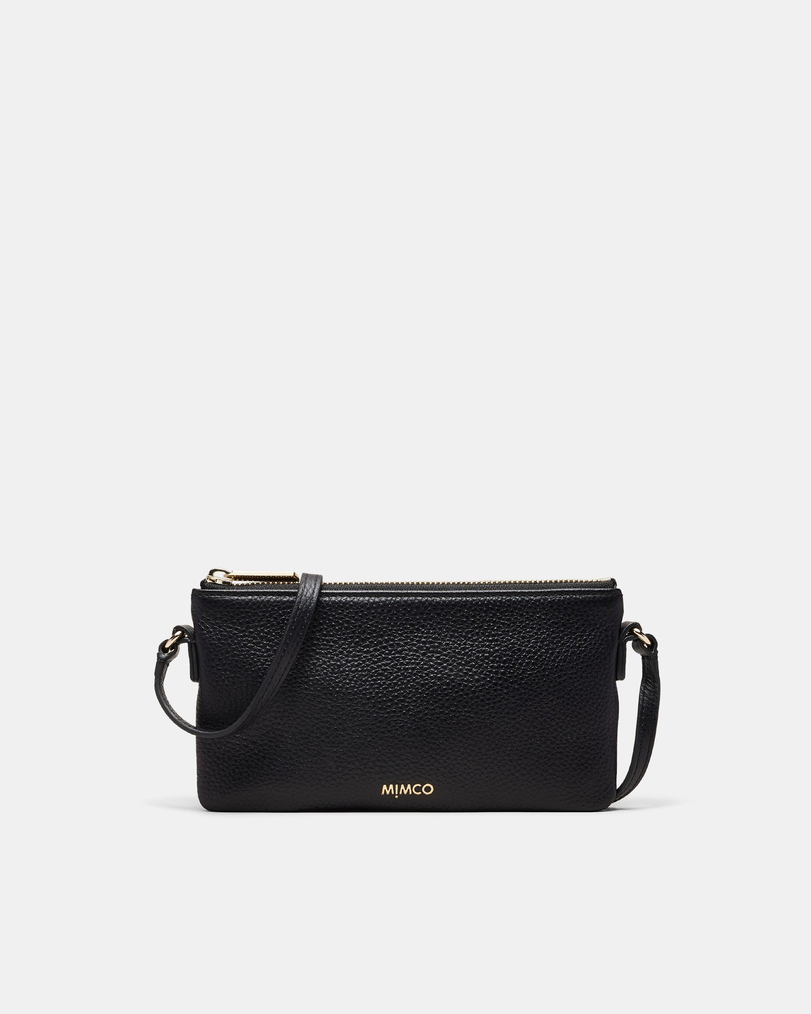 Rhiannon Pouch Crossbody Bag - Black Light Gold