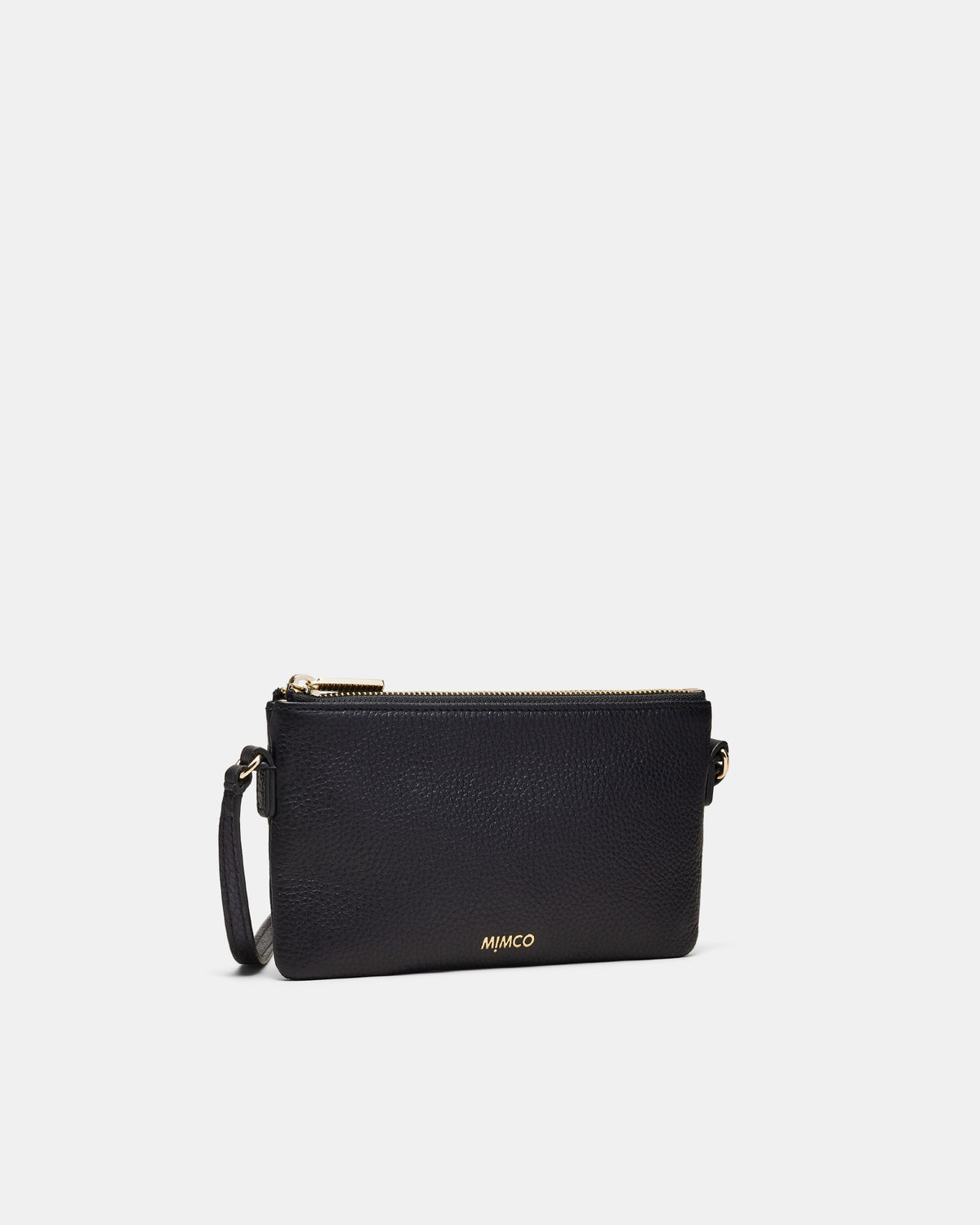 Rhiannon Pouch Crossbody Bag - Black Light Gold
