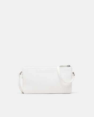 Rhiannon Pouch Crossbody Bag - White