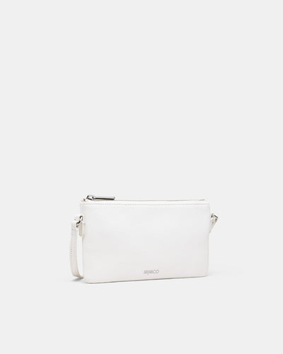 Rhiannon Pouch Crossbody Bag - White