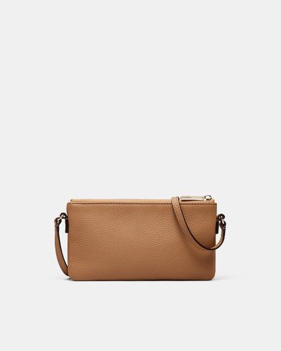 Rhiannon Pouch Crossbody Bag - Caramel
