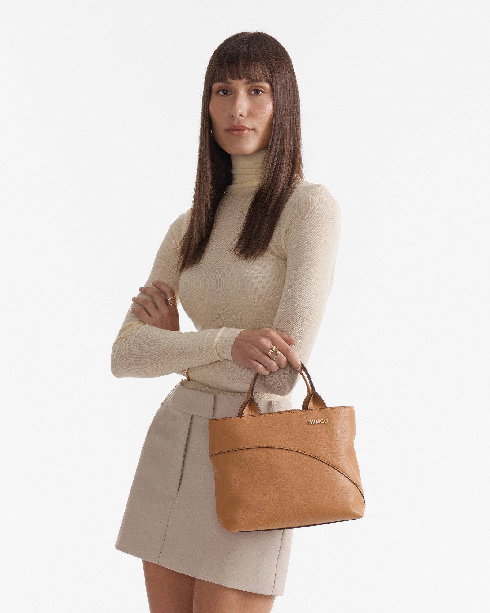 Solar Mini Tote Bag - Caramel
