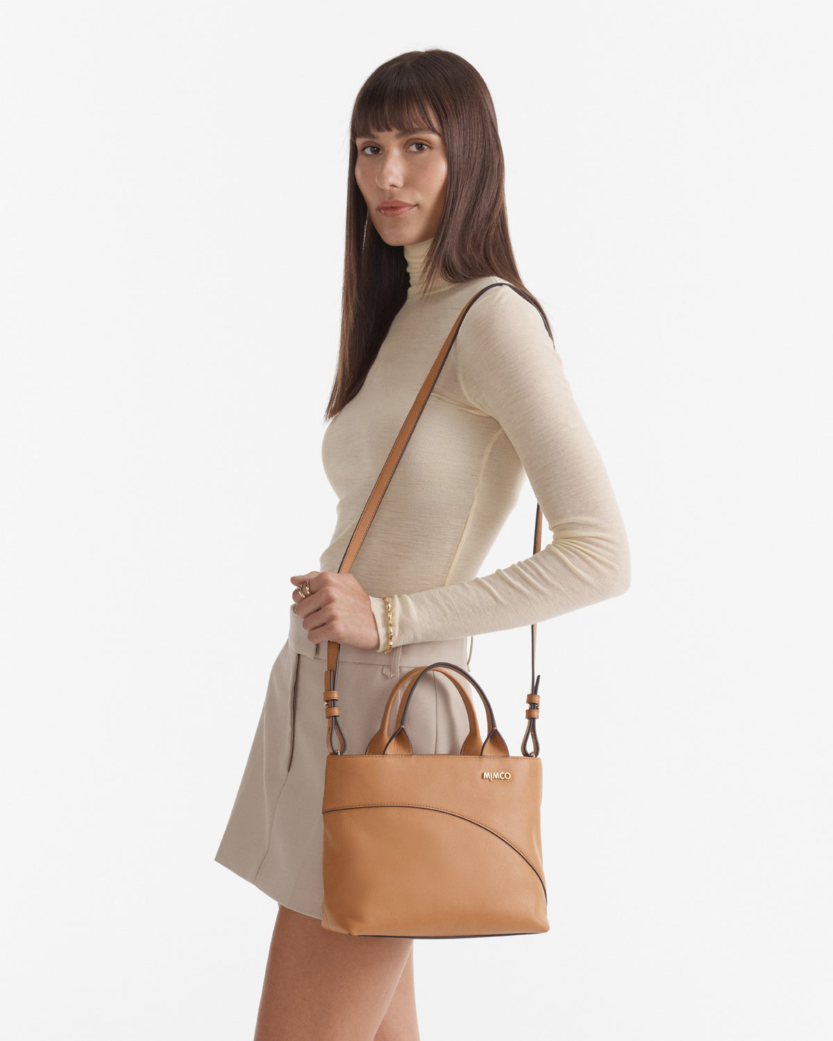 Solar Mini Tote Bag - Caramel