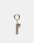 Hollywood Keyring - Black Light Gold