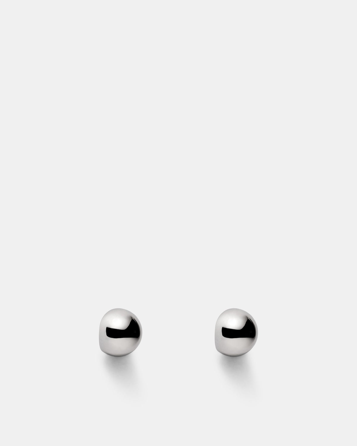 So Smooth Stud Earrings - Silver