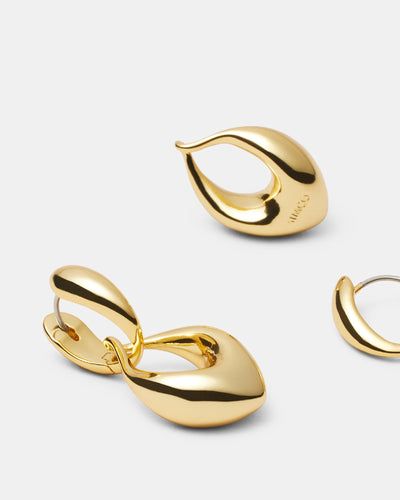 Anthem Drop Earrings - Gold