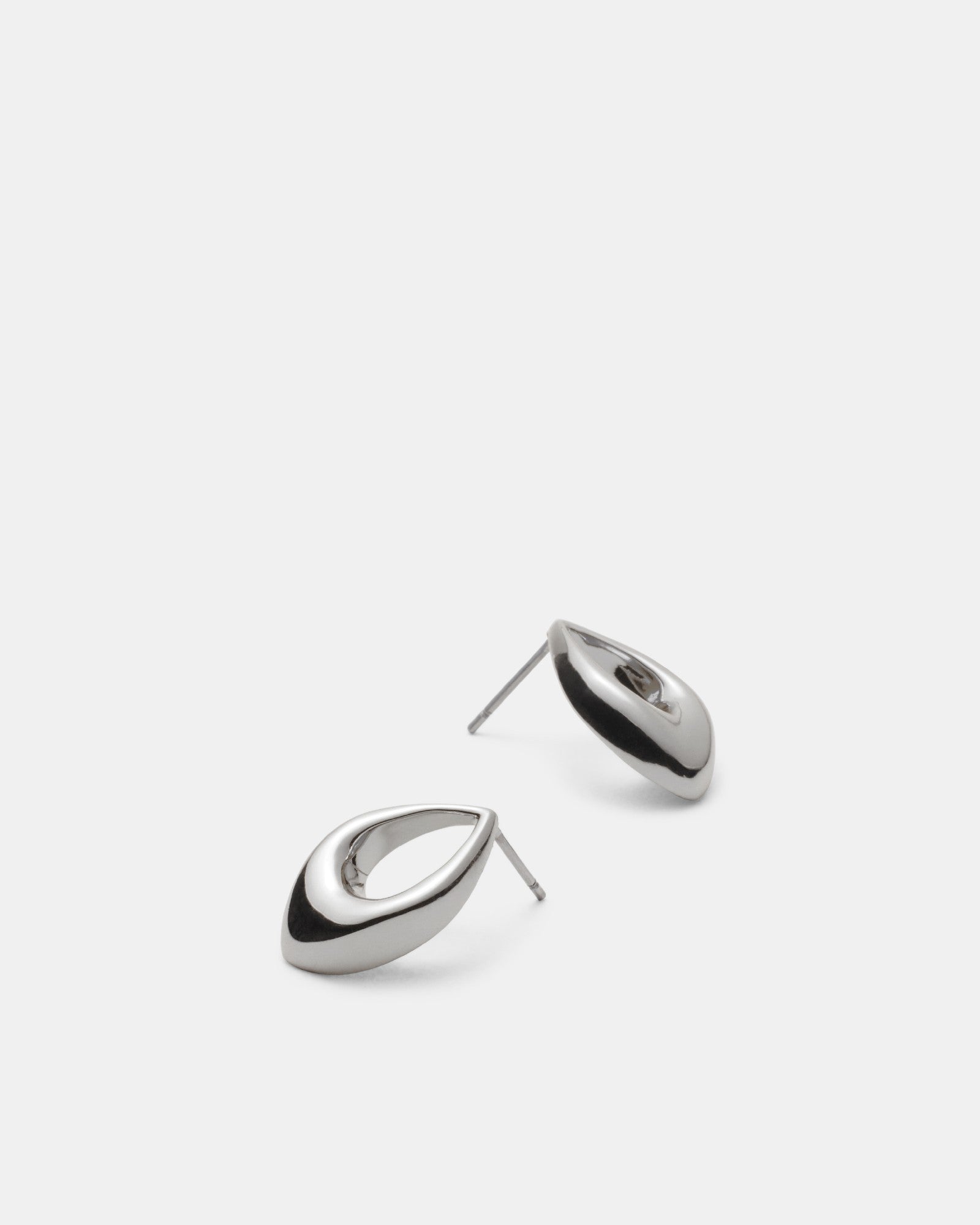 Anthem Stud Earrings - Silver