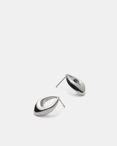 Anthem Stud Earrings - Silver