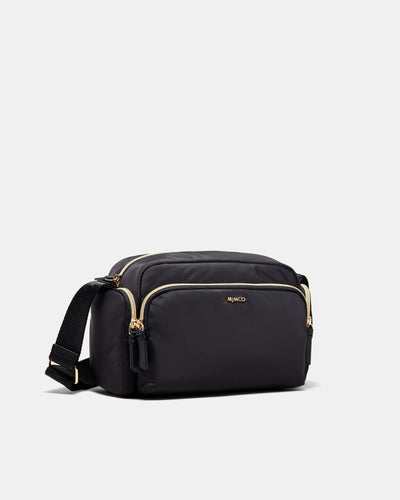 The Stage Crossbody Bag - Black Light Gold