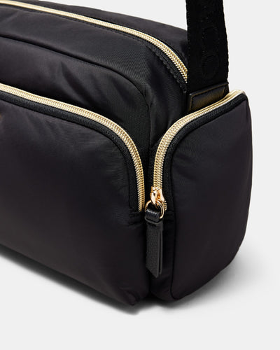 The Stage Crossbody Bag - Black Light Gold
