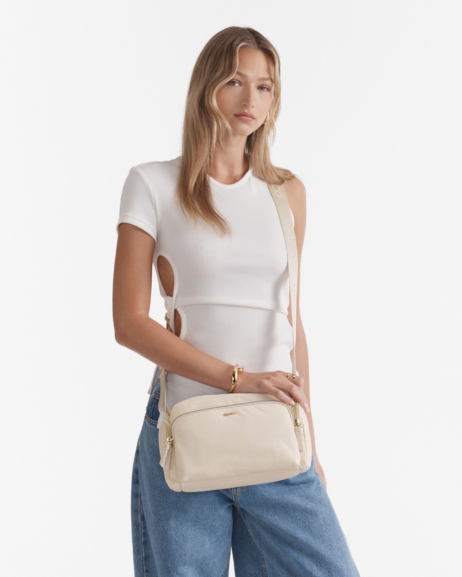 The Stage Crossbody Bag - Vanilla