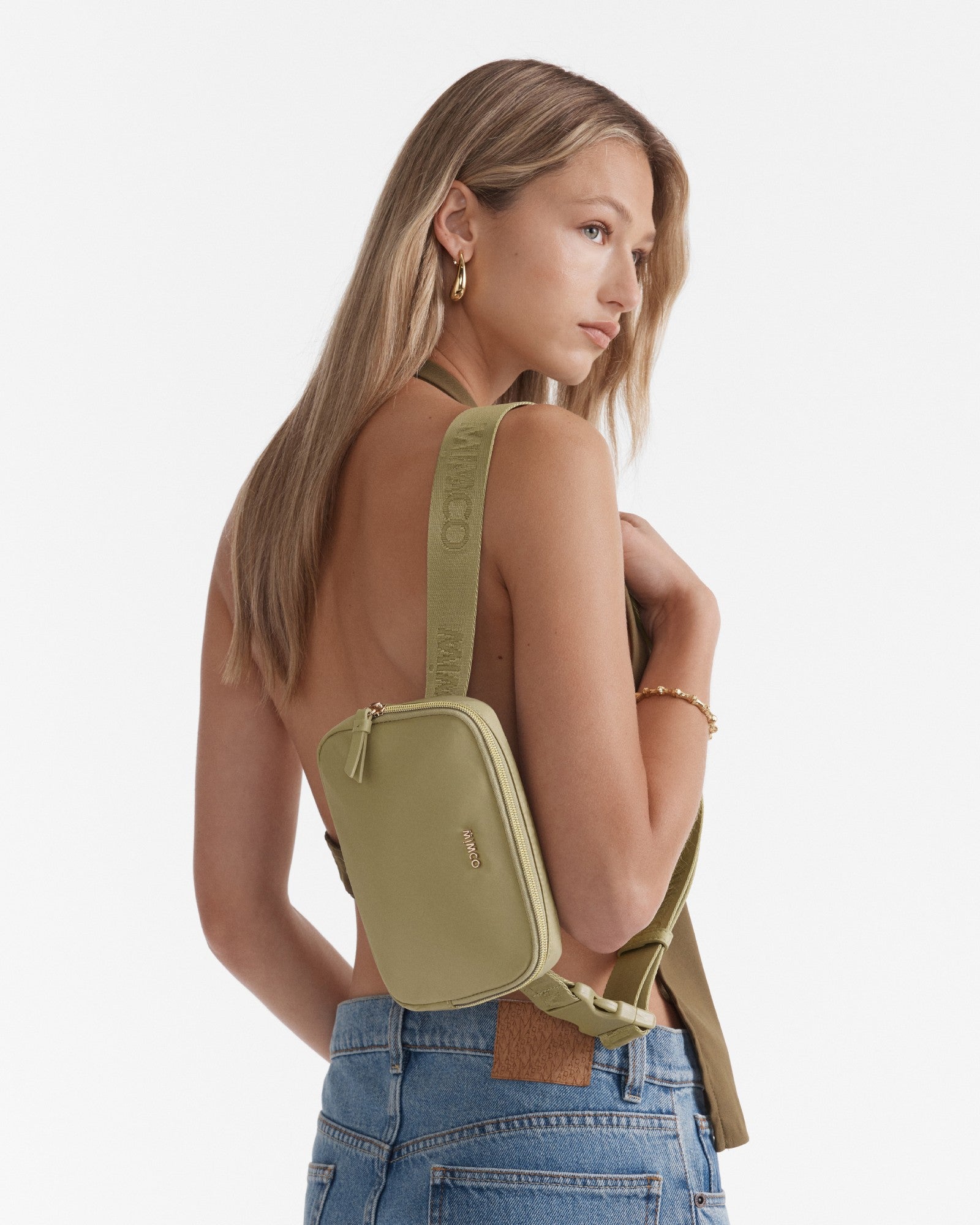 The Stage Sling Crossbody Bag - Faded Moss
