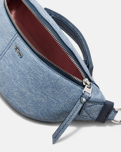 Lens Sling Crossbody Bag - Denim