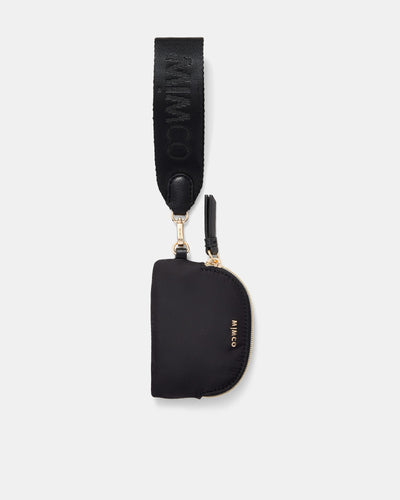 Mercy Wrist Strap Coin Purse - Black Light Gold