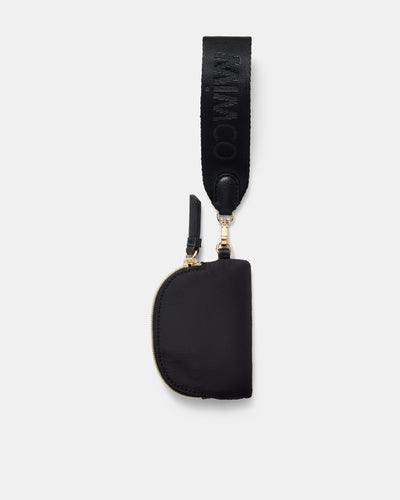 Mercy Wrist Strap Coin Purse - Black Light Gold