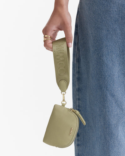 Mercy Wrist Strap Coin Purse - Faded Moss