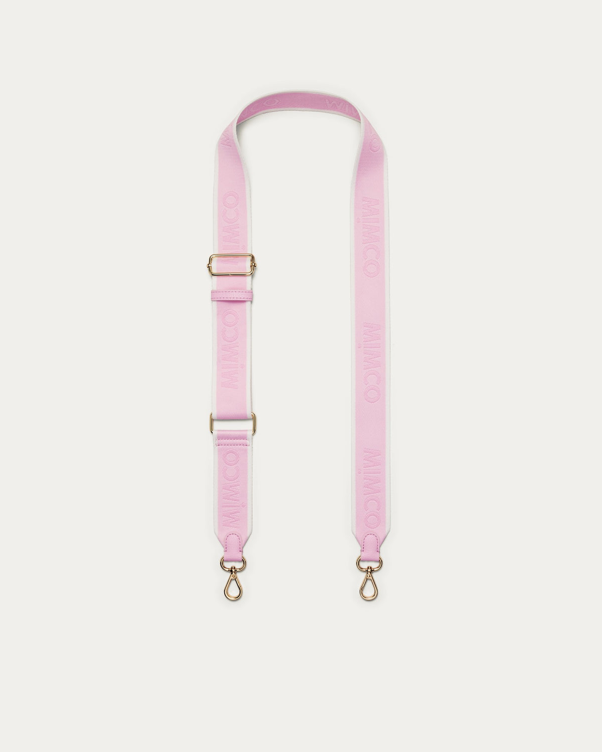 Stripe Webbing Bag Strap - Pink Sorbet