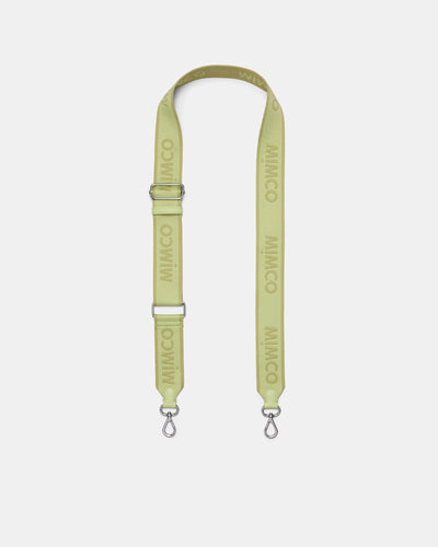 Stripe Webbing Bag Strap - Pistachio
