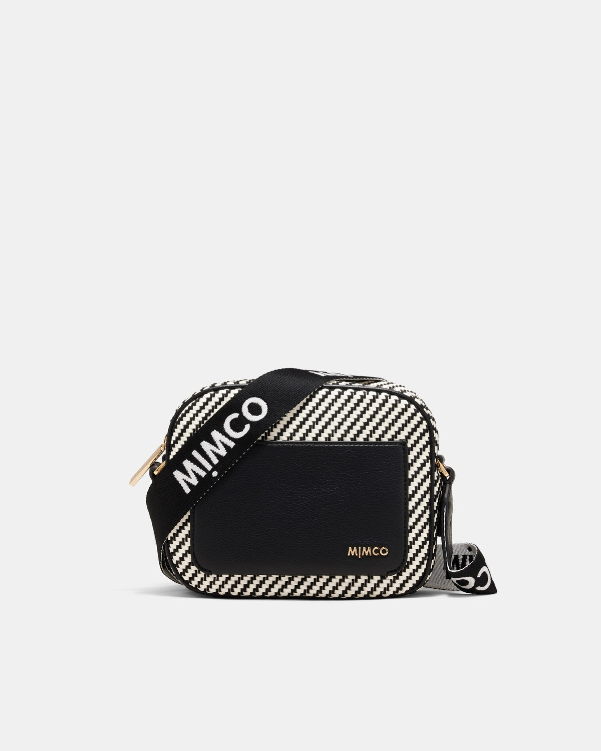 Northcote Camera Crossbody Bag - Black White