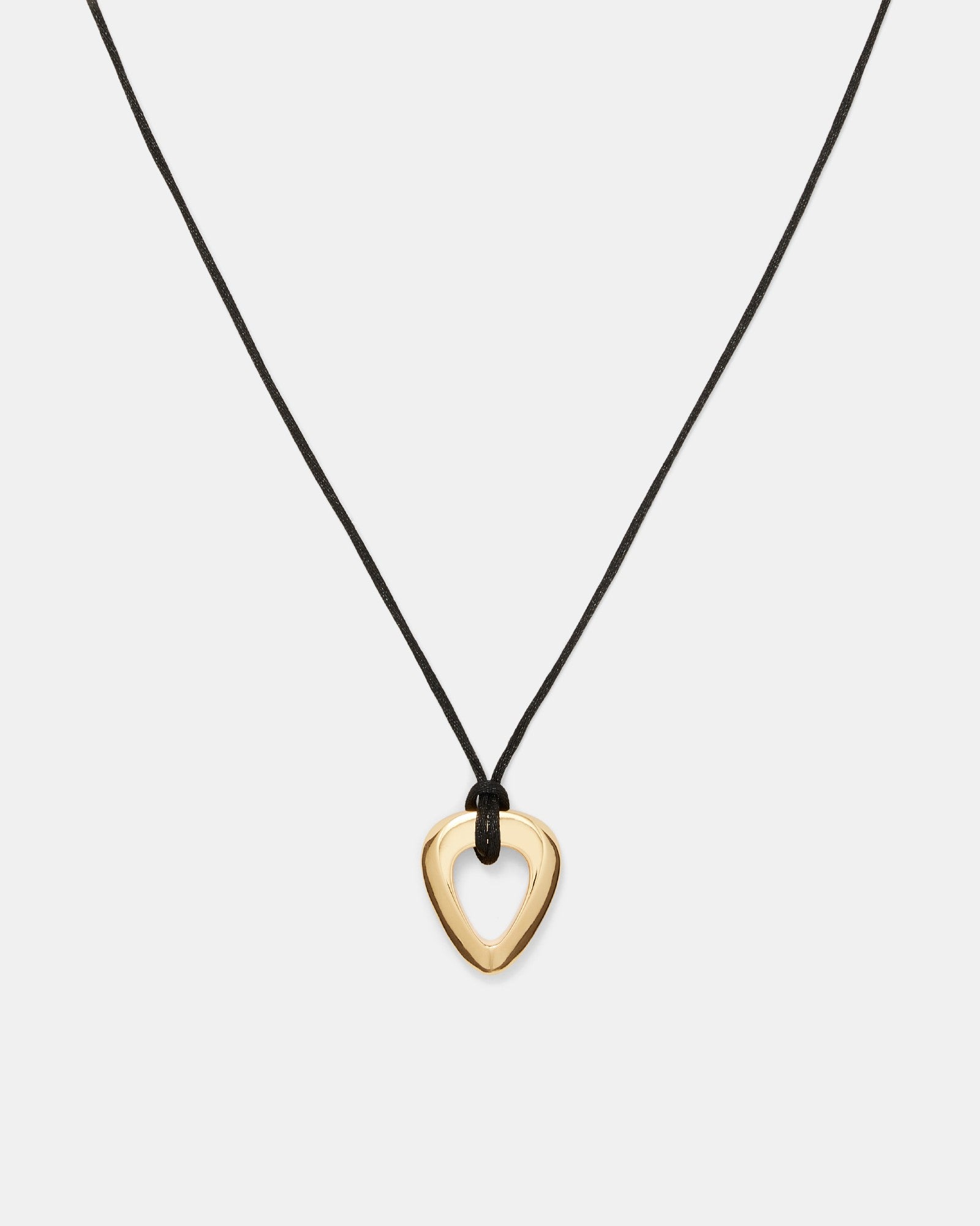 Cool Cat Cord Necklace - Gold